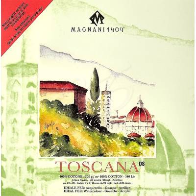 Magnani1404 TOSCANA Rough Akrilik Sulu Boya Blok 300g 20 Sy 20x20