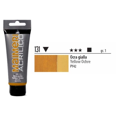 Maimeri Acrilico Akrilik Boya 131 Yellow Ochre 200ml