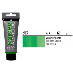 Maimeri - Maimeri Acrilico Akrilik Boya 303 Brillant Green 200ml