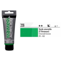 Maimeri - Maimeri Acrilico Akrilik Boya 356 Emerald Green 200ml