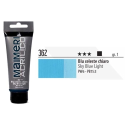 Maimeri - Maimeri Acrilico Akrilik Boya 362 Sky Blue Light 200ml