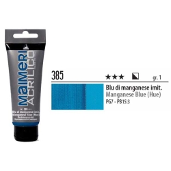 Maimeri - Maimeri Acrilico Akrilik Boya 385 Mangenese Blue 200ml