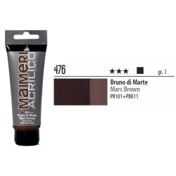 Maimeri - Maimeri Acrilico Akrilik Boya 476 Mars Brown 200ml