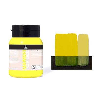 Maimeri Acrilico Akrilik Boya 500ml No:112 Permanent Yellow Lemon