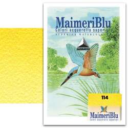 Maimeri - Maimeri Blu 1/2 Tablet Sulu Boya S1 No:114 Permanent Yellow Deep