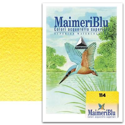 Maimeri Blu 1/2 Tablet Sulu Boya S1 No:114 Permanent Yellow Deep