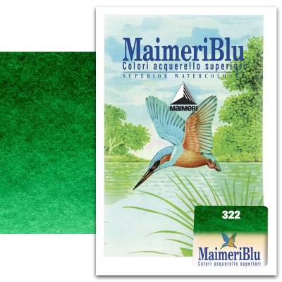 Maimeri Blu 1/2 Tablet Sulu Boya S1 No:322 Cupric Green Light