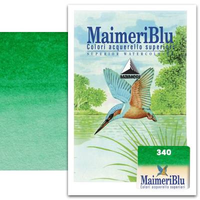 Maimeri Blu 1/2 Tablet Sulu Boya S1 No:340 Permanent Green Deep