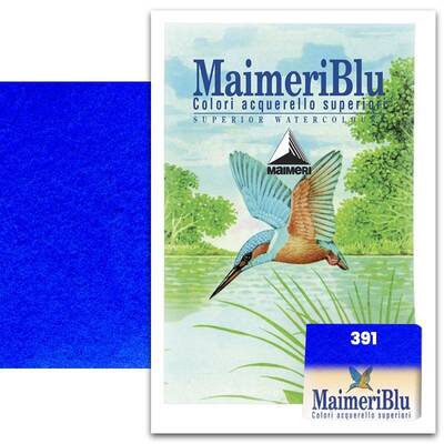 Maimeri Blu 1/2 Tablet Sulu Boya S1 No:391 Ultramarine Light