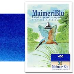 Maimeri - Maimeri Blu 1/2 Tablet Sulu Boya S1 No:400 Primary Blue-Cyan