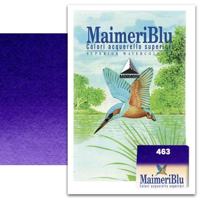 Maimeri Blu 1/2 Tablet Sulu Boya S1 No:463 Permanent Violet Blueish