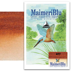 Maimeri - Maimeri Blu 1/2 Tablet Sulu Boya S1 No:477 Transparent Mars Brown
