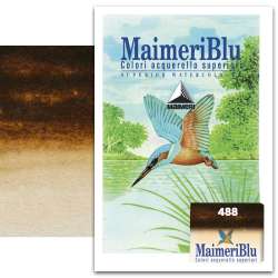 Maimeri - Maimeri Blu 1/2 Tablet Sulu Boya S1 No:488 Brown Stil de Grain