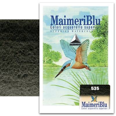 Maimeri Blu 1/2 Tablet Sulu Boya S1 No:535 Ivory Black