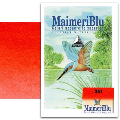 Maimeri Blu 1/2 Tablet Sulu Boya S2 No:251 Permanent Red Light