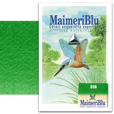 Maimeri Blu 1/2 Tablet Sulu Boya S2 No:316 Cobalt Green Light