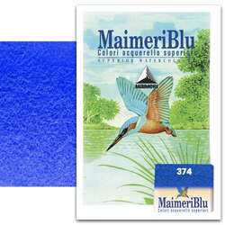 Maimeri - Maimeri Blu 1/2 Tablet Sulu Boya S4 No:374 Cobalt Blue Deep