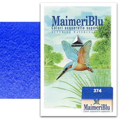 Maimeri Blu 1/2 Tablet Sulu Boya S4 No:374 Cobalt Blue Deep