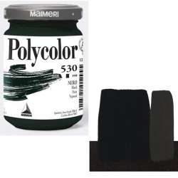 Maimeri - Maimeri Polycolor Akrilik Boya 140ml Black 530