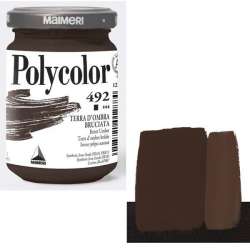 Maimeri - Maimeri Polycolor Akrilik Boya 140ml Burnt Umber 492