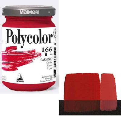 Maimeri Polycolor Akrilik Boya 140ml Carmine 166