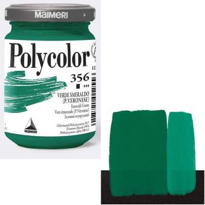 Maimeri Polycolor Akrilik Boya 140ml Emerald Green 356