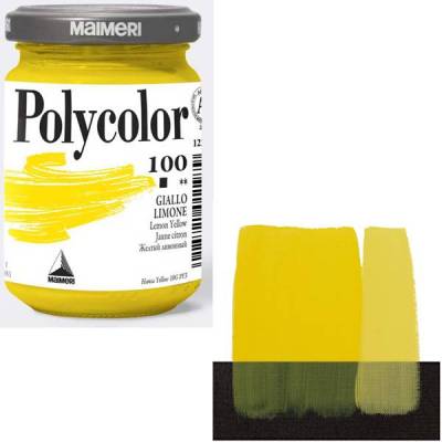 Maimeri Polycolor Akrilik Boya 140ml Lemon Yellow 100