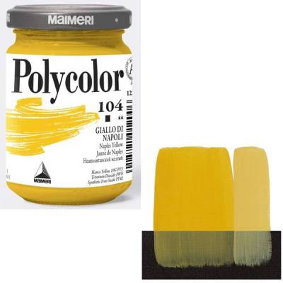 Maimeri Polycolor Akrilik Boya 140ml Naples Yellow 104