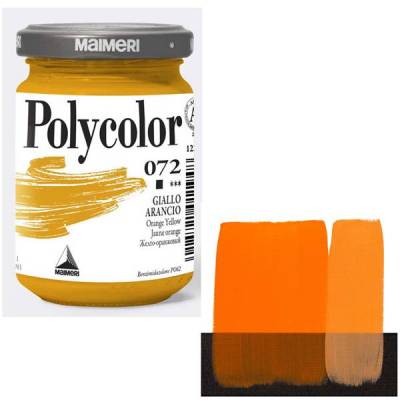 Maimeri Polycolor Akrilik Boya 140ml Orange Yellow 072