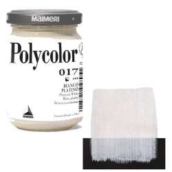 Maimeri - Maimeri Polycolor Akrilik Boya 140ml Pilatinum White 017