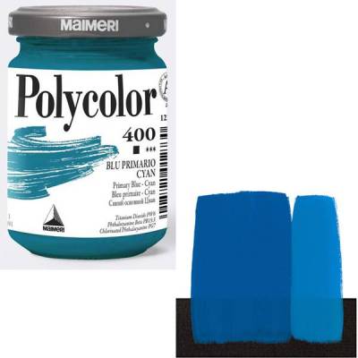 Maimeri Polycolor Akrilik Boya 140ml Primary Blue-Cyan 400