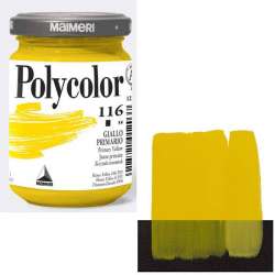 Maimeri - Maimeri Polycolor Akrilik Boya 140ml Primary Yellow 116