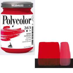 Maimeri - Maimeri Polycolor Akrilik Boya 140ml Sandal Red 263