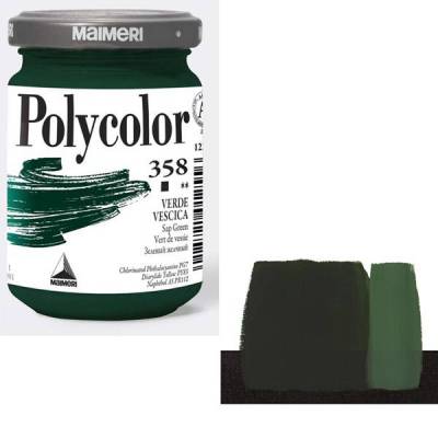 Maimeri Polycolor Akrilik Boya 140ml Sap Green 358