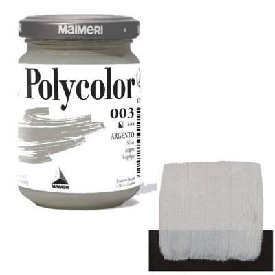 Maimeri Polycolor Akrilik Boya 140ml Silver 003