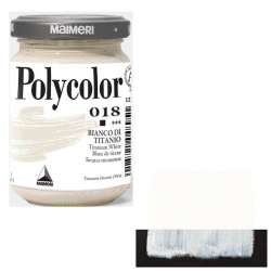 Maimeri - Maimeri Polycolor Akrilik Boya 140ml Titanium White 018