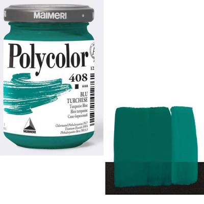 Maimeri Polycolor Akrilik Boya 140ml Turquoise Blue 408