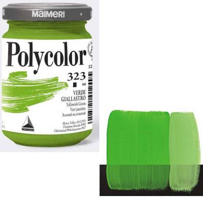 Maimeri Polycolor Akrilik Boya 140ml Yellowish Green 323
