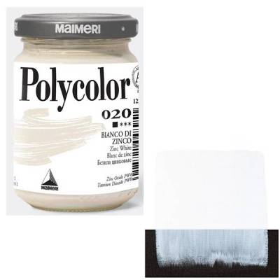 Maimeri Polycolor Akrilik Boya 140ml Zinc White 020