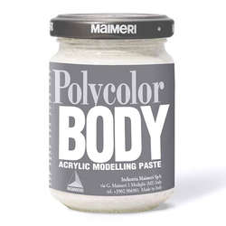 Maimeri - Maimeri Polycolor Body 140ml Akrilik Boya No:801 Pasta Bianco Perla