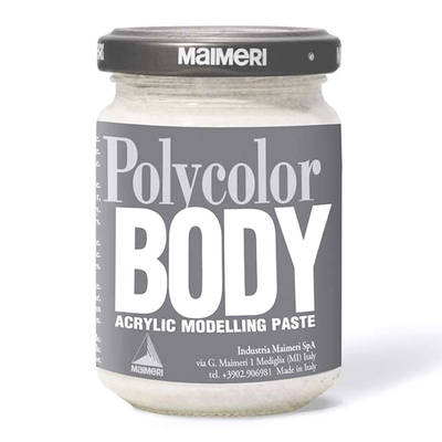 Maimeri Polycolor Body 140ml Akrilik Boya No:801 Pasta Bianco Perla