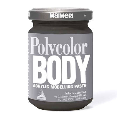 Maimeri Polycolor Body 140ml Akrilik Boya No:803 Pasta Acciao