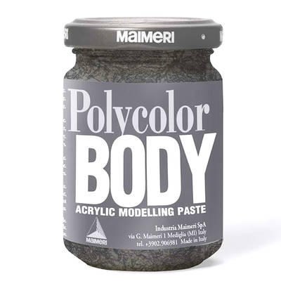 Maimeri Polycolor Body 140ml Akrilik Boya No:804 Pasta Argento