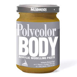 Maimeri - Maimeri Polycolor Body 140ml Akrilik Boya No:806 Pasta Oro