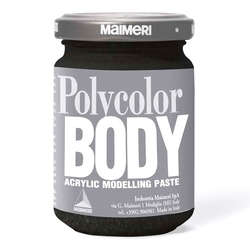 Maimeri - Maimeri Polycolor Body 140ml Akrilik Boya No:810 Pasta Bitumen