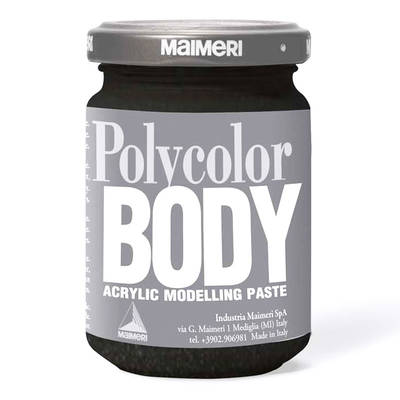Maimeri Polycolor Body 140ml Akrilik Boya No:810 Pasta Bitumen