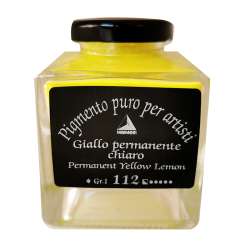 Maimeri - Maimeri Toz Pigment Cam Şişe Seri 1 112 Permanent Yellow Lemon 23g