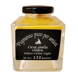 Maimeri - Maimeri Toz Pigment Cam Şişe Seri 1 132 Yellow Ochre Light 87g