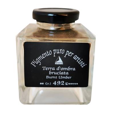 Maimeri Toz Pigment Cam Şişe Seri 1 492 Burnt Umber 56g