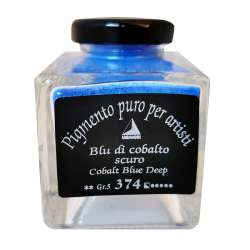 Maimeri - Maimeri Toz Pigment Cam Şişe Seri 5 374 Cobalt Blue Deep 67g